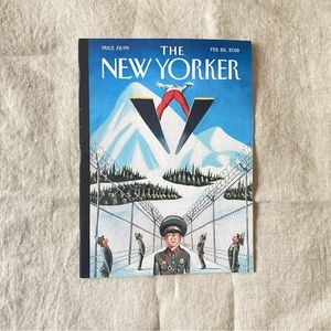 The. New Yorker Coffee Table Book Magazine Winter Olympics South Korea Feb 2018